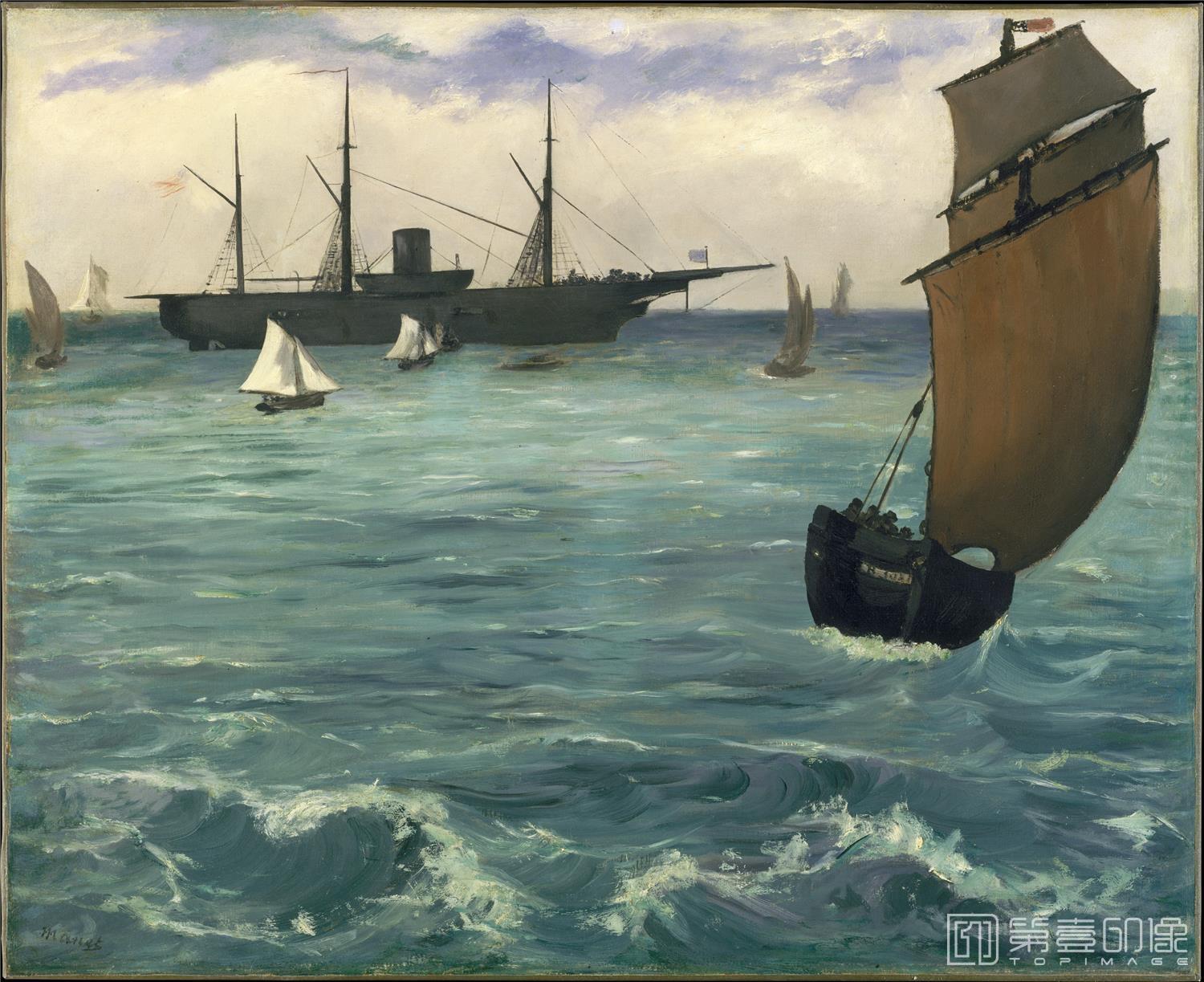 油画-爱德华.马奈 Edouard Manet作品集-042